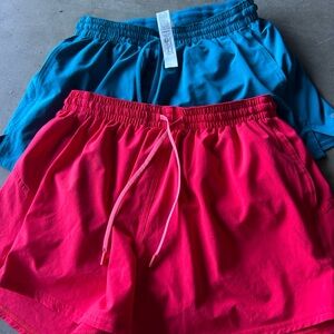 Lululemon Athletica Teal and pink Shorts